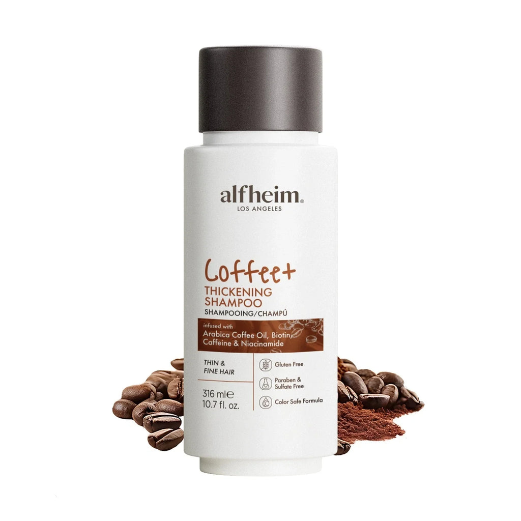 Coffee Thickening Shampoo for Fine Thinning Hair Volumizing Moisturizing